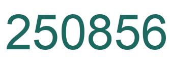 Número 250856 imagen verde