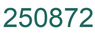 Número 250872 imagen verde