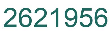 Número 2621956 imagen verde