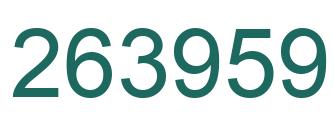 Número 263959 imagen verde
