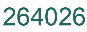 Número 264026 imagen verde