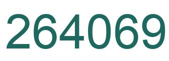 Número 264069 imagen verde
