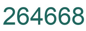 Número 264668 imagen verde
