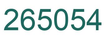 Número 265054 imagen verde