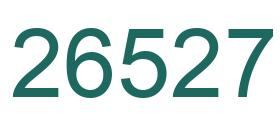 Number 26527 green image