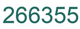 Number 266355 green image
