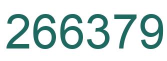 Número 266379 imagen verde