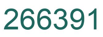 Number 266391 green image