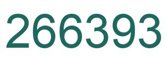 Number 266393 green image