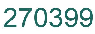 Número 270399 imagen verde