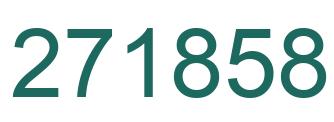 Number 271858 green image