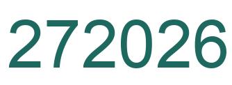 Number 272026 green image