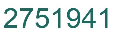 Número 2751941 imagen verde