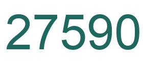 Number 27590 green image
