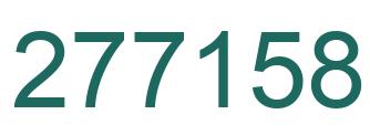 Número 277158 imagen verde
