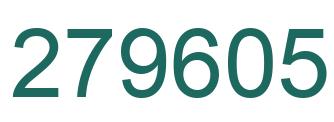 Número 279605 imagen verde