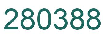 Number 280388 green image