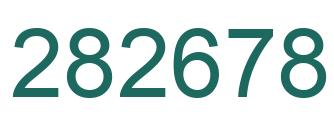 Number 282678 green image