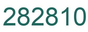 Number 282810 green image