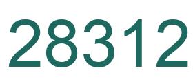 Number 28312 green image