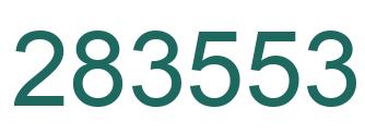 Número 283553 imagen verde