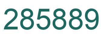 Número 285889 imagen verde