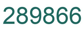 Número 289866 imagen verde