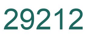 Number 29212 green image