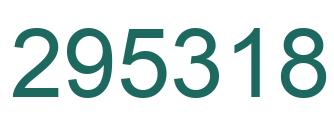 Número 295318 imagen verde