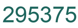 Número 295375 imagen verde