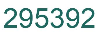 Número 295392 imagen verde