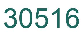 Number 30516 green image