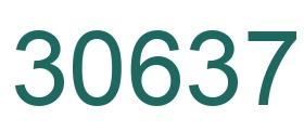 Number 30637 green image