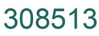 Número 308513 imagen verde