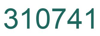 Número 310741 imagen verde