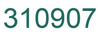 Number 310907 green image