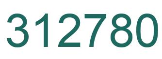 Número 312780 imagen verde