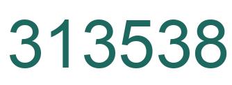 Número 313538 imagen verde