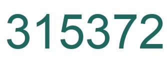 Number 315372 green image