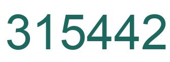 Número 315442 imagen verde