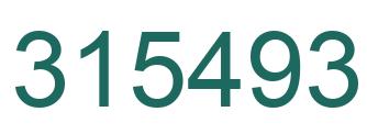 Número 315493 imagen verde