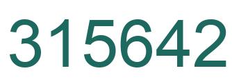 Número 315642 imagen verde