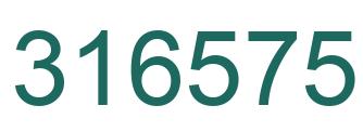 Número 316575 imagen verde