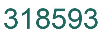 Number 318593 green image