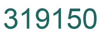 Número 319150 imagen verde