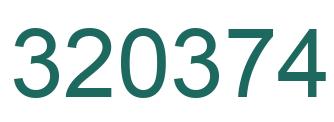 Número 320374 imagen verde
