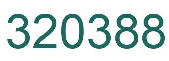 Number 320388 green image