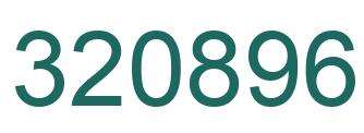 Number 320896 green image