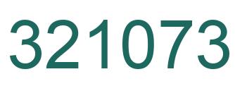 Número 321073 imagen verde