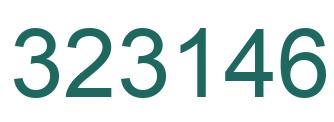 Número 323146 imagen verde
